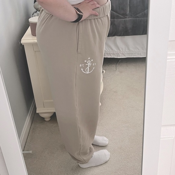 Hollister Fleece Dad Joggers - Picture 3 of 4